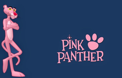 pink panther slot game title image